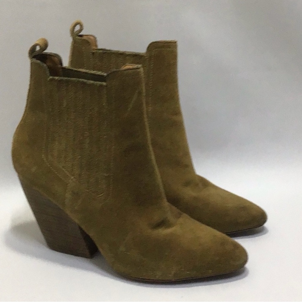 Kendall & Kylie Olive Ankle Booties